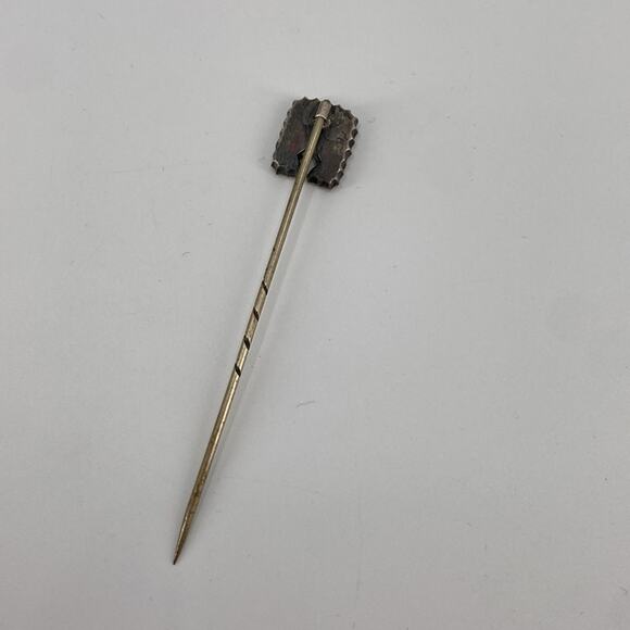 Sterling silver bird lapel pin - Picture 2 of 5